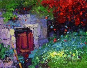 "Piwniczka" 18 cm x 24 cm olej 2026